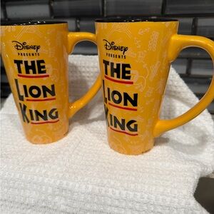 Disney The Lion King Orange Mug Pair from NYC